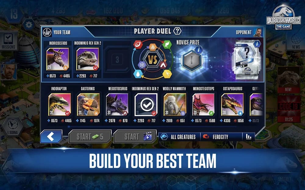 Jurassic World The Game Mod Apk Free Shopping 1