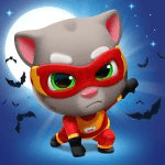 a picture of a cat wearing a mask