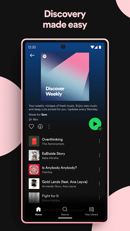 Spotify Premium Mod Apk Final Unlocked Amoled 2