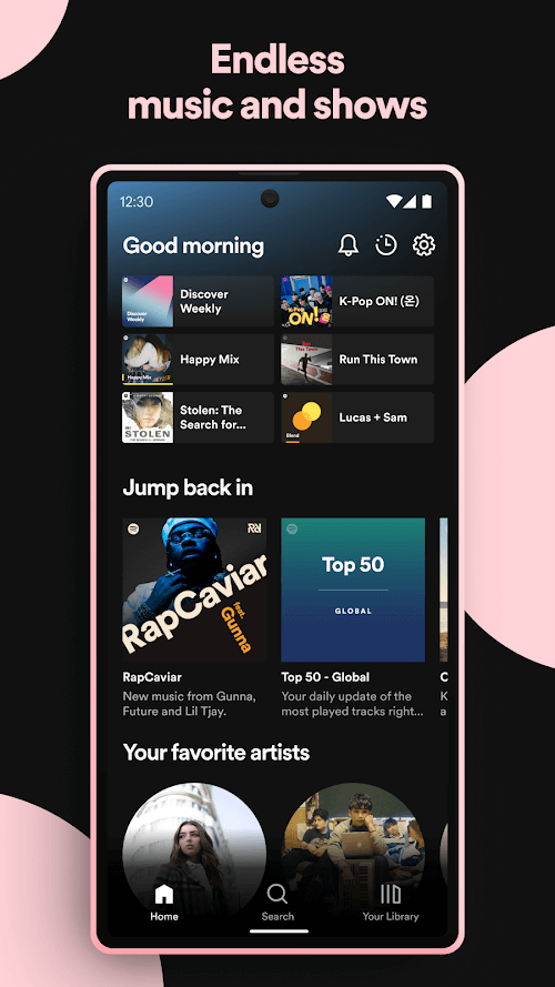 Spotify Premium Mod Apk Final Unlocked Amoled 3