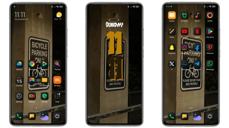 Parking Miui Theme With Dark Icons For Miui